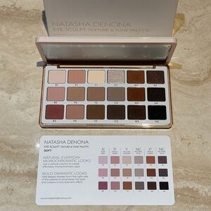 Natasha Denona Eye Sculpt Texture & Tone Eyeshadow Palette - Soft